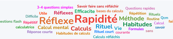 nuage de mots automatismes
