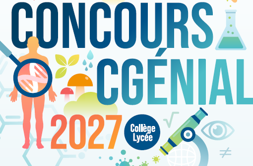 Affiche du concours CGénial 2027