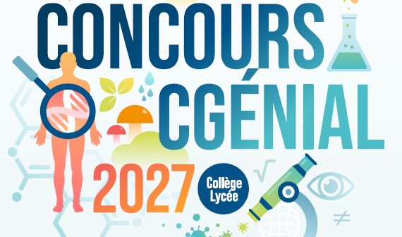 Affiche du concours CGénial 2027