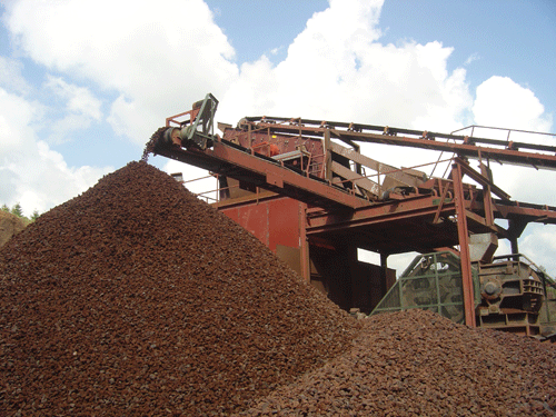 Calibrage des scories