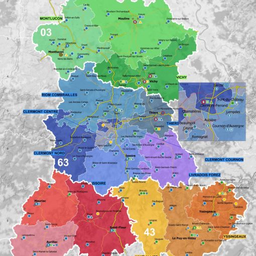 carte des établissements ac-clermont