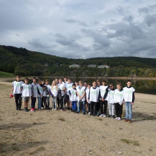 Les élèves du collèges Pierre Gironnet de Pontaumur