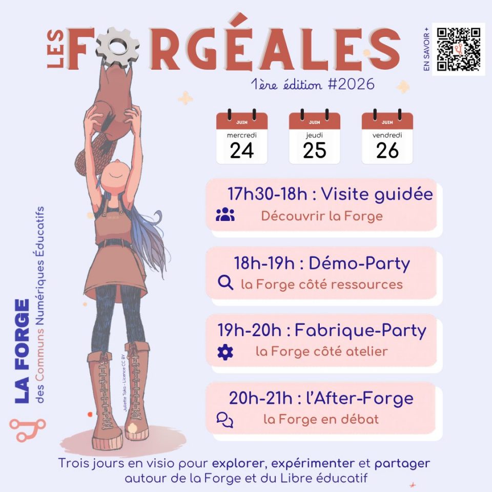 Affiche du programme des Forgéales