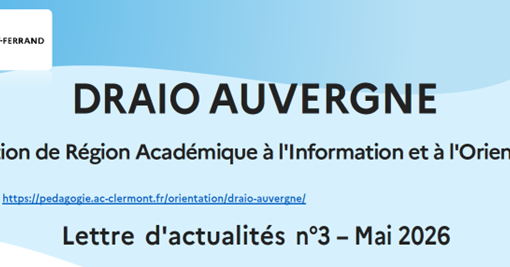 Voici la lettre d'Actualité n°3 de la DRAIO