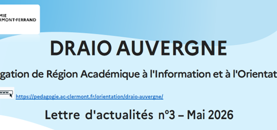 Voici la lettre d'Actualité n°3 de la DRAIO